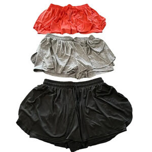 Realessentials women's set of 3 active shorts, new no tags